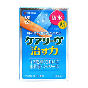 니치반 케어리브 치료의 힘 습윤 방수 밴드 M 사이즈 12매입