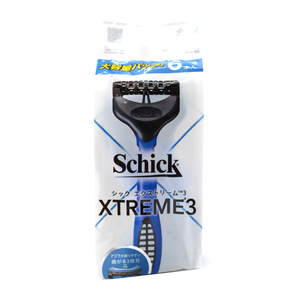 Schick 재팬 엑스트림3 면도기 6개입