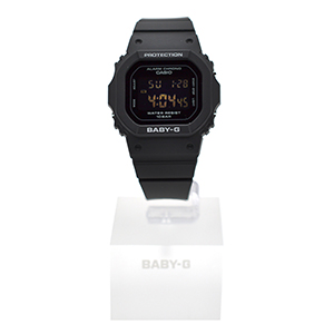 CASIO BABY-G 스퀘어 디자인 565 시리즈 BGD-565-1JF 블랙 여성용 손목시계