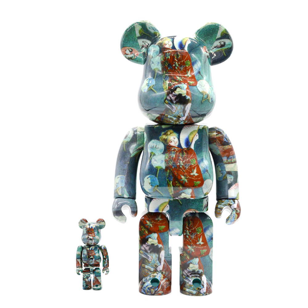 베어브릭 BE@RBRICK 보스턴 뮤지엄 클라우드 모네 '라 자포네즈' 100％ & 400％