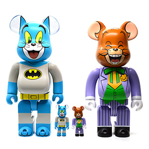 베어브릭 BE@RBRICK 톰 배트맨 ＆ 제리 조커 100%&400% 세트