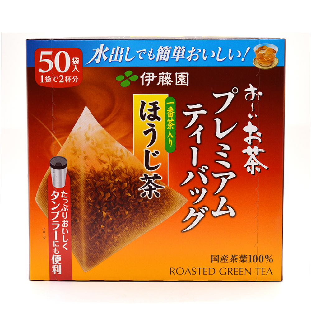 이토엔 오~이 오차 프리미엄 티백 호지차 50P