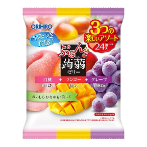 오리히로 곤약젤리 파우치 대용량 백도&망고&포도 24개입
