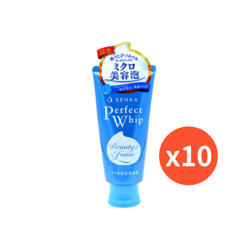 (10개 세트) 센카 퍼펙트 휩 페이셜 워시 120g