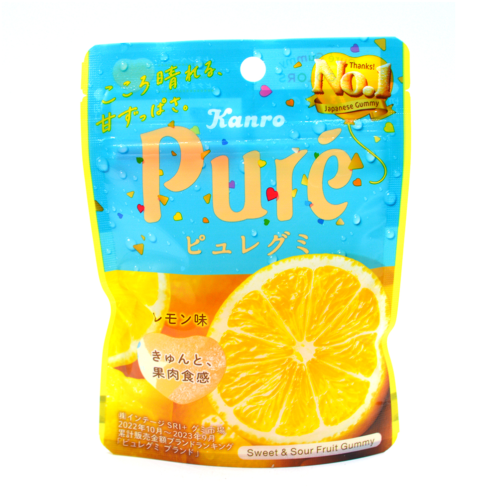 (유통기한 2026년 5월 31일까지) 칸로 퓨레 구미 레몬 56g