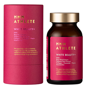 NMN ATHLETE <화이트 뷰티> NMN10000㎎ 장미꽃잎+제비집+콜라겐+세라마이드+나이아신+아스타잔틴