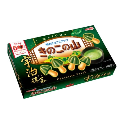 메이지 키노코노야마 초코송이 우지 말차맛 