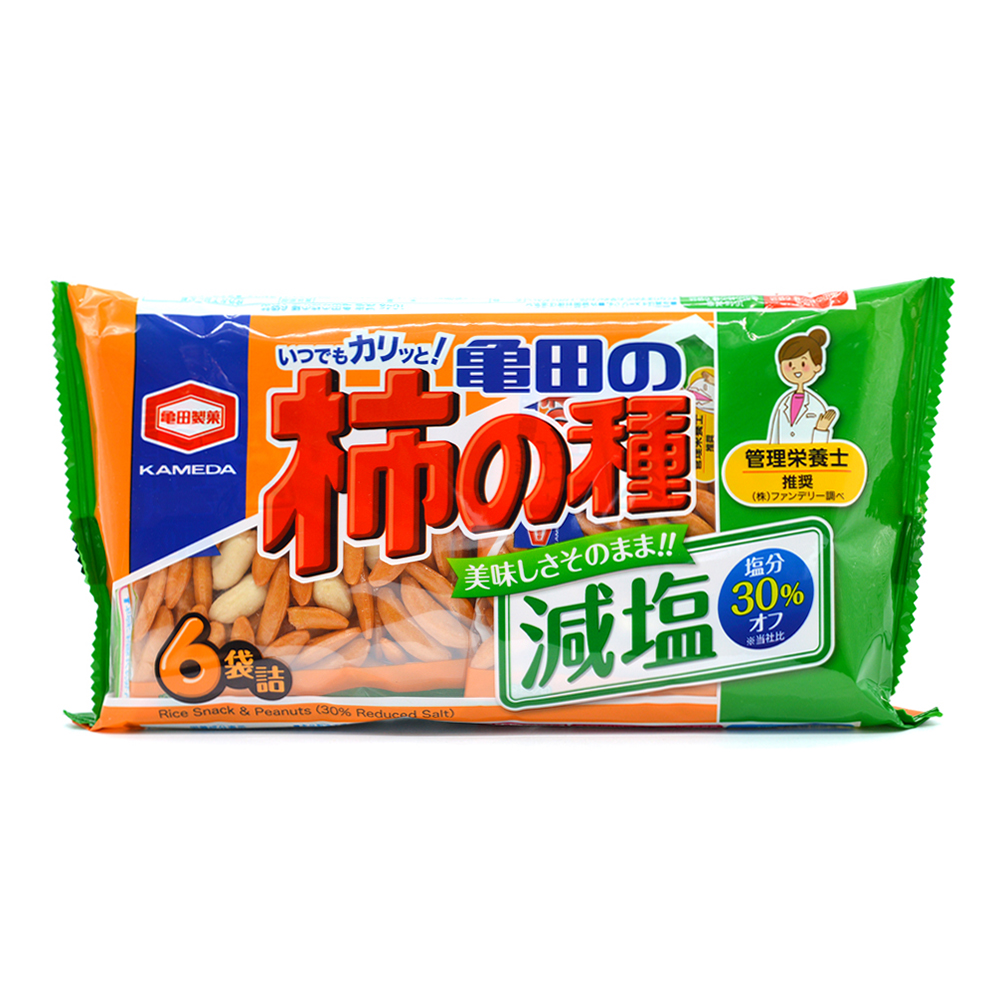  (유통기한 2026년 1월 31일까지) 카메다 카키노타네 저염 오리지널 6봉