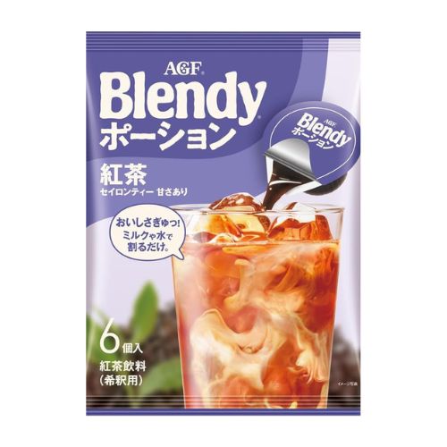 AGF 블랜디 포션 농축 홍차 실론 6개입