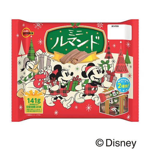 ★겨울한정★ 부르봉 디즈니 미니 르망드 쿠키 어소트팩 141g
