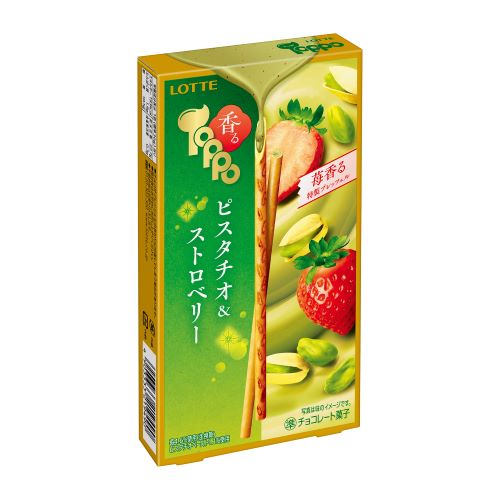 【3개 세트】[계절한정] 롯데제과 톳포 TOPPO 피스타치오 & 딸기 (1개당 2,370원)