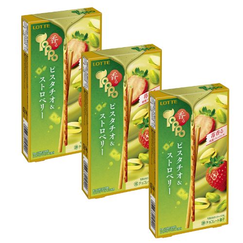 【3개 세트】[계절한정] 롯데제과 톳포 TOPPO 피스타치오 & 딸기 (1개당 2,370원)