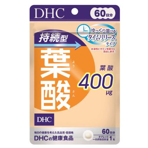 DHC 지속성 엽산 400μg  60days 60정