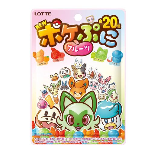 롯데제과 포케푸니 젤리 과일맛 80g