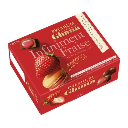  [계절한정] 롯데제과 프리미엄 가나 딸기 쇼콜라 〈앙피니망 프레즈〉
