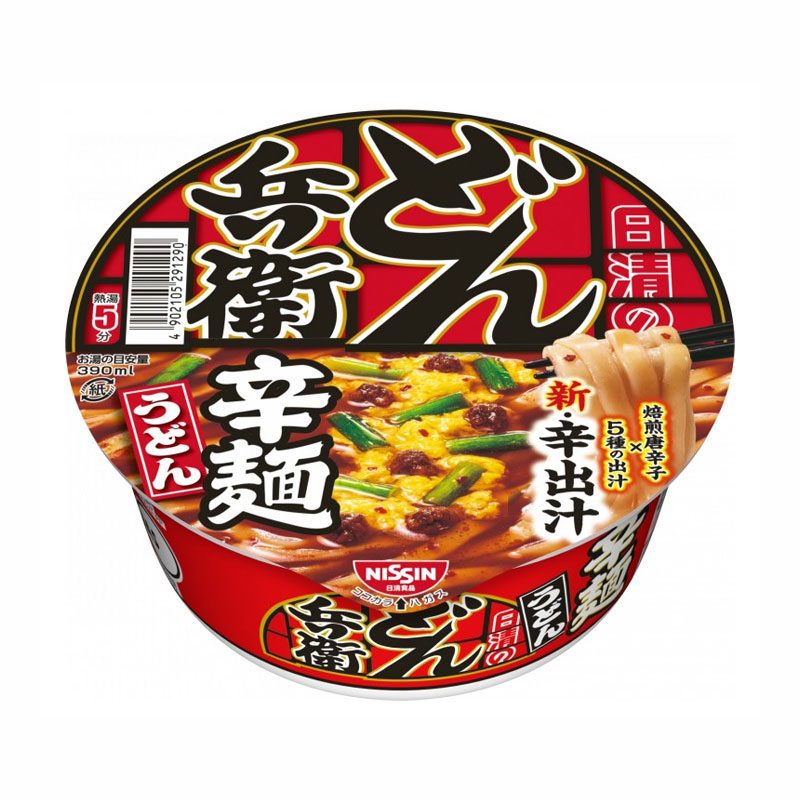 닛신 돈베이 키츠네 카라멘 매운 우동 81g