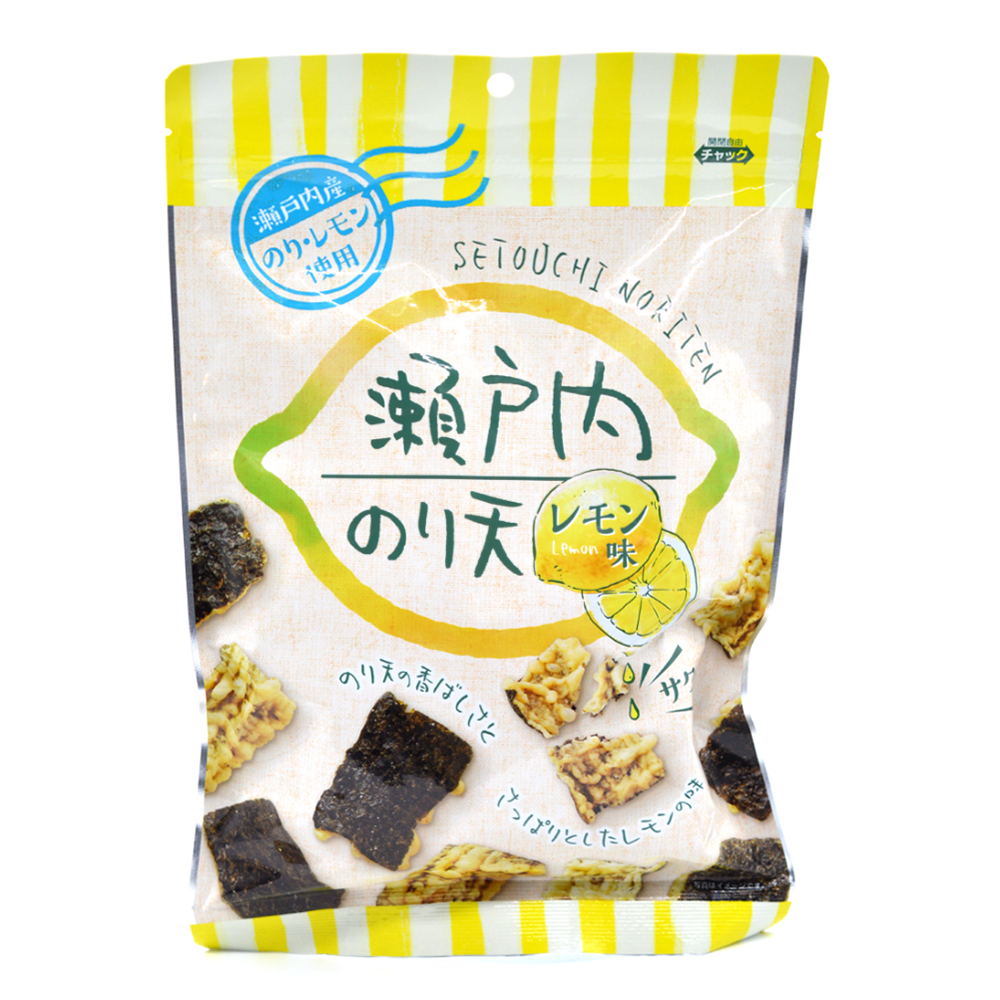 (유통기한 2026년 5월 18일까지) 아코메야 도쿄 세토 우치 김부각 (김 튀김) 레몬맛