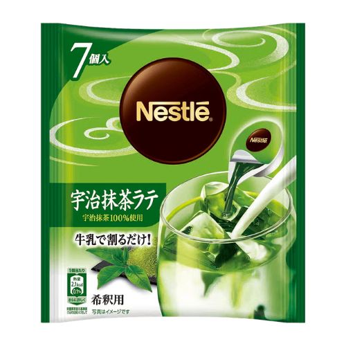 네스카페 포션 농축 우지 말차 라떼 7개입