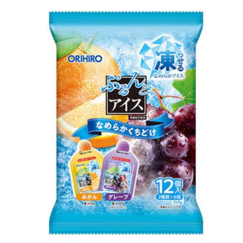 [계절한정] 오리히로 얼려먹는 아이스 디저트 귤&포도 12개입