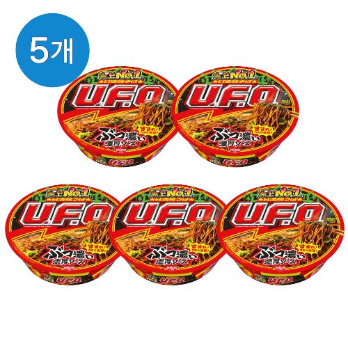【5개 세트】닛신 야끼소바 U.F.O 128g (1개당 2,822원)
