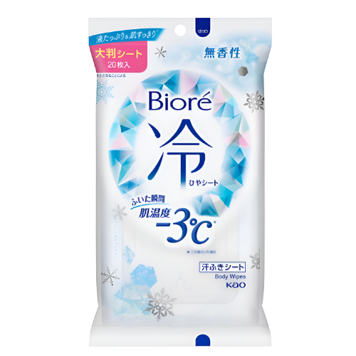 비오레 냉시트 피부 온도 -3℃ 무향 20매입