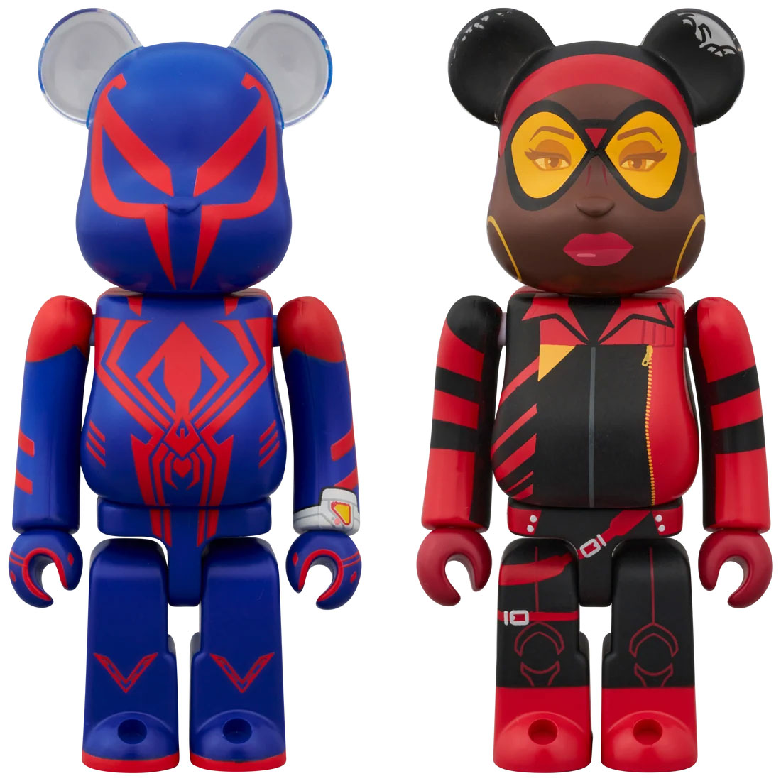 베어브릭 스파이더맨 2099 &스파이더우먼 2피스 세트 (100%)