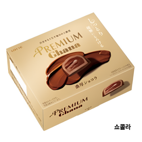 롯데제과 프리미엄 가나 진한 쇼콜라
